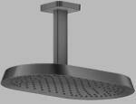 Hansgrohe Dus fix 370x220, 1jet, EcoSmart, cu racord de tavan, antracit periat (Brushed Black Chrome), Axor ShowerSphere 39761340 39761340 (39761340)