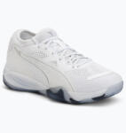 PUMA Kézilabda cipő PUMA Eliminate NITRO SQD 4 puma white/baltic sea blue/fresh water
