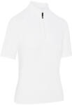Callaway Rib Play Short Sleeve Mock Brilliant White Női póló L