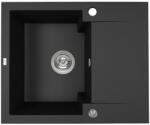Laveo SBH_713Y - Laveo PICO 45S mini csepptálcás gránit mosogató 580X480 szemcsés fekete (SBH_713Y)
