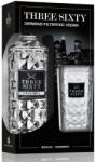 THREE SIXTY VODKA ajándékcsomag pohárral DRS (0, 7L / 37, 5%) - drinkmix