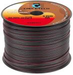 Cabletech Réz hangszórókábel fekete 2x1mm2 /méter (KAB0314)