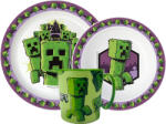  Minecraft The Movie étkészlet, micro műanyag szett bögrével 390 ml (JVL22275) - aprotalpak