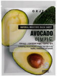 Orjena Natural Moisture Avocado Mask Sheet - Szövetmaszk Avokádó Kivonattal 1db/23ml