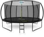 INLEA ULTIMATE Jump Trambulin belső védőhálóval 430 cm - fekete (IN01-0021) - inlea