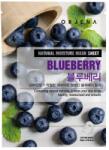 Orjena Natural Moisture Blueberry Mask Sheet - mască tip șervețel cu extract de afine 1buc/23ml Masca de fata