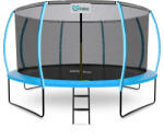 INLEA ULTIMATE Jump Trambulin belső védőhálóval 430 cm - világoskék (IN01-0023) - kertaktiv
