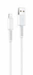 YESIDO CA120 18W USB/Lightning kábel Lightning portos készülékekhez 1M PVC 2A fehér (151977)