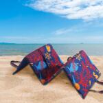  Saltea de plaja CALUT DE MARE CU CORALI 137x49 cm, albastru