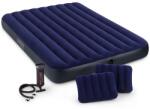  Saltea gonflabila Intex Queen Dura Beam cu pompa manuala, 203x152x25 cm (492-64765) Sac de dormit