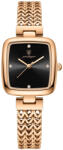 Poedagar Ceas dama de mana Poedagar Quartz Elegant Casual Fashion Auriu Otel Negru Ceas