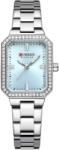 Curren Ceas dama Curren Elegant , Cadran albastru, bratara argintie, stil elegant E i modern Ceas