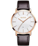 OLEVS Ceas barbatesc Olevs Quartz Analog Cronograf Fashion Piele Maro Auriu Ceas
