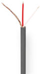 Nedis COTR15011GY100 mikrofon kábel 2 x 0, 12 mm2 | Réz | 100 m (COTR15011GY100) - wpower