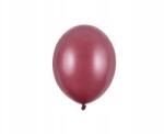 PartyDeco Lufik Strong, bordó, Metallic Maroon, 12cm, 100 db
