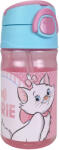 GIM Disney Marie Dots műanyag szívószálas kulacs akasztóval 350 ml (GIM55226204)