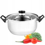 Karl Hausmann Rozsdamentes Acél Gázfőző Edény Fedővel 2, 9l 20cm Hagyományos (5905155002020)