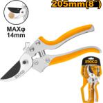 INGCO Foarfeca pentru Vie 8 205 mm cu Maner din Aluminiu si Cauciuc Foarfeca de gradina