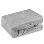 EMI Cearșaf de pat din Micropluș gri EMI, Foaie 90 (100)x200