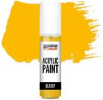 Pentart fényes akrilfesték, 20 ml - napsárga