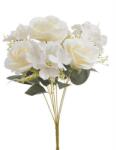  Buchet trandafiri artificiali+hortensie pentru aranjamente florale (8606)