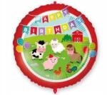 Procos Fólia lufi Boldog születésnapot farm 46cm, héliummal