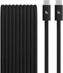 Apple Beats 240W USB-C to USB-C Braided Cable (3 m ) - Bolt Black (mhx64zm/a)