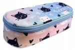 St. Majewski Penar borseta 1 fermoar, 1 extensie, oval, Majewski, Gama Loozz, Colectia Happy Cats 2026, PC-01, 23x9.5x5.5 cm (5903235713897) Penar