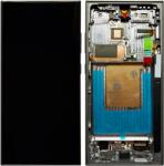 Flacara3 Display Samsung S24 Ultra OLED cu rama, Negru
