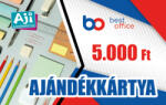 BESTOFFICE Ajándékutalvány - 5 000 Ft - Emailben (BOT_EK5)