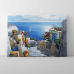 Makana Csodás Santorini - Számfestő készlet, kerettel (40x50 cm)