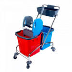 Uctem Plas Takarítókocsi króm vázas 2 x 25 liter CK753-T (CK753-T) - iroszer24