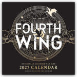Andrews McMeel Publishing Fourth Wing Officially Licensed Fan Art 2027 Wall Calendar | LLC Entangled Publishing