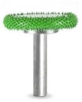 Saburrtooth Biax sculptura lemn SABURR - Cap forma disc 1" X 1/4" (Granulatie: Fina) (6RS100-40)