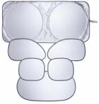 4Cars Set parasolare elastice auto 4Cars marime mare - 1x Fata 150x70 cm 1x Luneta 4x Laterale