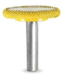 Saburrtooth Biax sculptura lemn SABURR - Cap forma disc 1-1/4" X 1/4" (Granulatie: Foarte aspra) (6RS125-90)