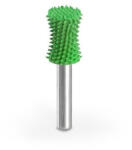 Saburrtooth Biax sculptura lemn SABURR - Cap forma concava 1/2" X 3/4" (Granulatie: Foarte aspra) (6CC12-90)
