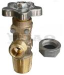 Dao Shop Robinet butelie gaz, cu capac protectie filet, con 25-28mm, DAO , compatibil butelii tip Ukraina (robinet.Ukraina)
