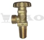 Dao Shop Robinet butelie gaz Romania, alama, perfect compatibil cu buteliile tip Petrom (robinet.con.mic)