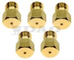 Dao Shop Set 5 duze aragaz DAO, filet 6 x0.75, conversie gaz metan-butelie, alama (duze.6.G-B)