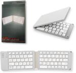 SpectrumPoint Tastatura Pliabila Slim SpectrumPoint®, conectare Bluetooth, fara fir, universala, compatibila Windows, Android, IOS, pentru Sisteme PC, Laptop, Tableta, Telefon , Argintiu (SP-50)