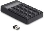DELOCK 2 az 1-ben A tip USB tastatură calculator funcție. 2.4 GHz. cablu nélküli. negru