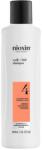 Nioxin System 4 Scalp + Hair finom állagú sampon a festett és károsult hajra 300 ml