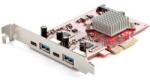 StarTech 4-Port USB PCIe Card - 10Gbps USB PCI Express Expansion Card w/ 2 Controllers - 2x USB-C & 2x USB-A ports (USB 3.2 Gen 2) (PEXUSB312A2C2V) (PEXUSB312A2C2V)