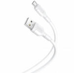 XO Design Cablu Date si Incarcare XO Design USB-A - microUSB NB212 18W 1m Alb