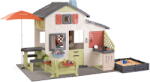 Smoby Căsuță Prietenilor cu grădină pe pardosea Friends House Life Smoby extensibilă cu filtru UV (SM810300-AM) Casuta pentru copii