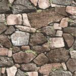 DEGRETS Tapéta DEGRETS 209-03 Mosható, Nedvességálló, Köves 3D barna, Méret: 0.53m x 10.05m = 5.3 m2 (209-03)