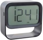 Amazon Norfiz dekoratív digitális óra, éjszakai lámpával, fekete, 9, 2x3, 7cm, szundi funkció, két ébresztő (14992)