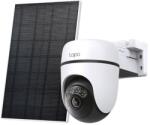 TP-LINK Camera supraveghere WiFi PT cu panou solar TP-Link Tapo C630 KIT, 5MP, 4 mm, IR/Lumina alba 16 m, microfon si difuzor, acumulator 6700 mAh, sirena, slot card (TAPO C630 KIT)