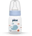 Pine Natura műanyag cumisüveg 0-6 hó kék 125 ml